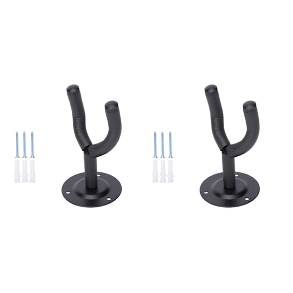 2-pack gitarrhängare, gitarrkrok väggfäste för gitarr, bas, ukulele 5844