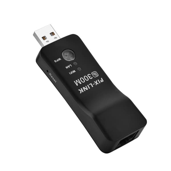 USB netværks repeater 300M trådløs router extender AP repeater computer TV WiFi signalforstærker