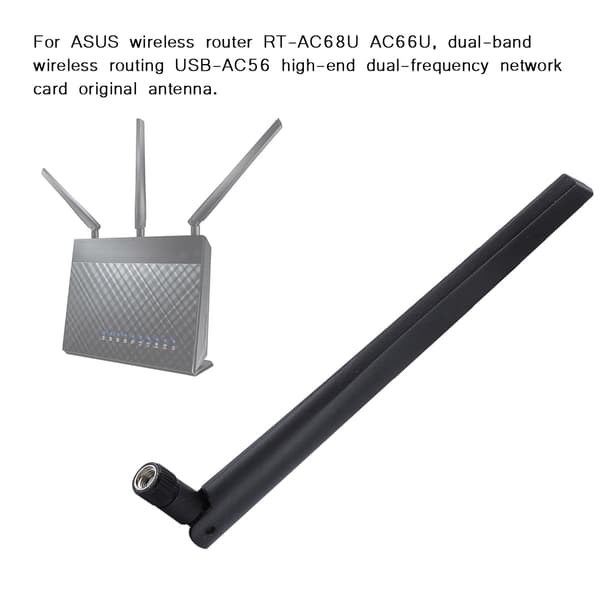 3 stk. WiFi Router SMA trådløst netværkskort Ekstern antenne til ASUS RT-AC68u