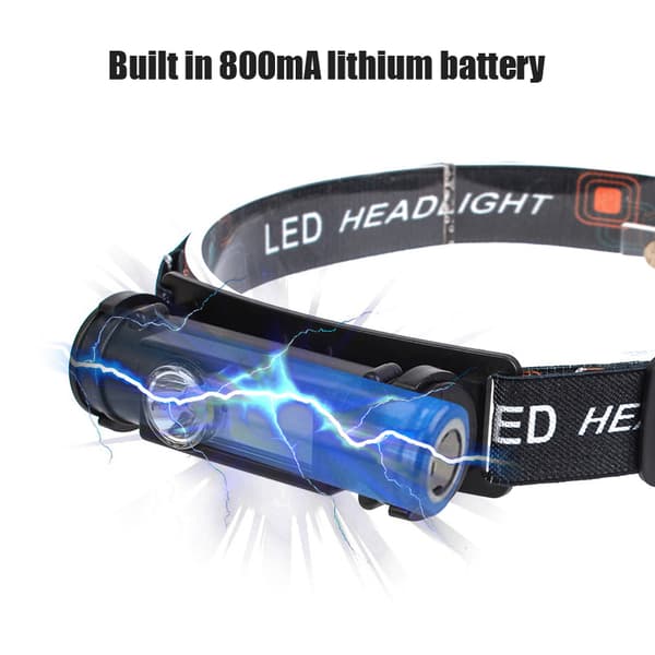6000 lumen LED-forlygte XPE+COB Forlygte Lommelygte