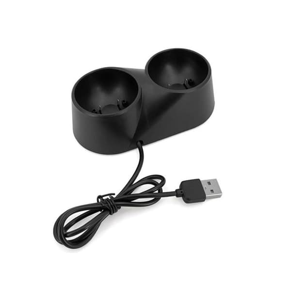 Dobbel Ladestasjon for PS3/PS4 VR Motion Controller Playstation
