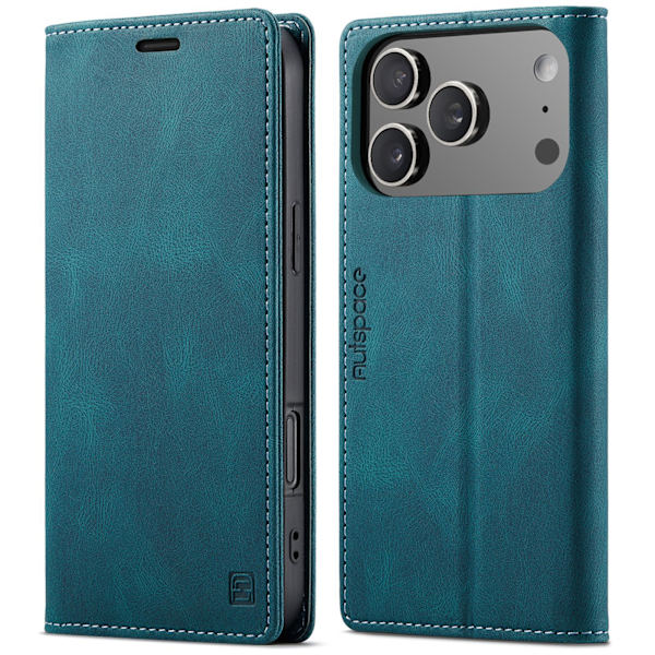 Flip læder telefoncover til iPhone 17/iPhone 17 Pro/iPhone 17 Promax iPhone 17 Pro