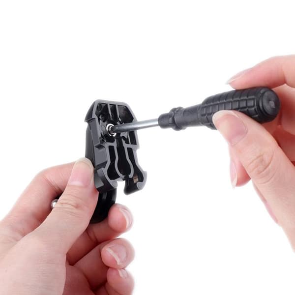 360° J-Hook Hurtigmontering til GoPro Sort