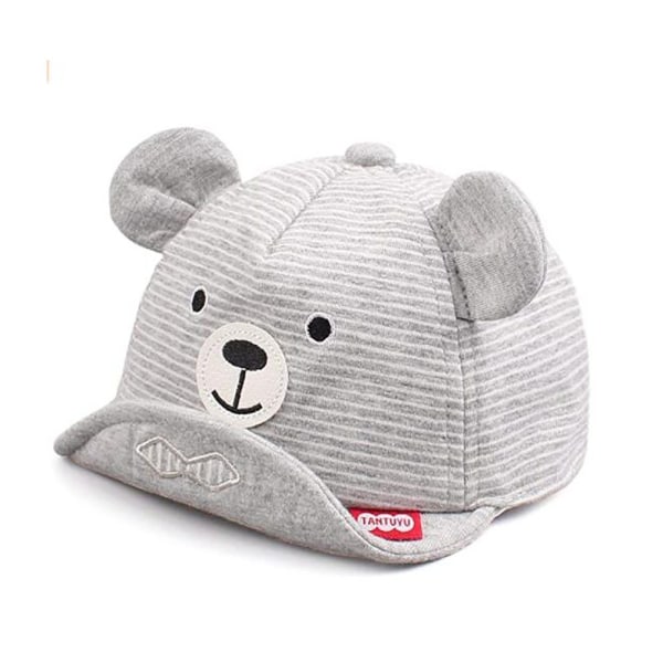 Babykeps keps babypojkar keps UV-skydd grå