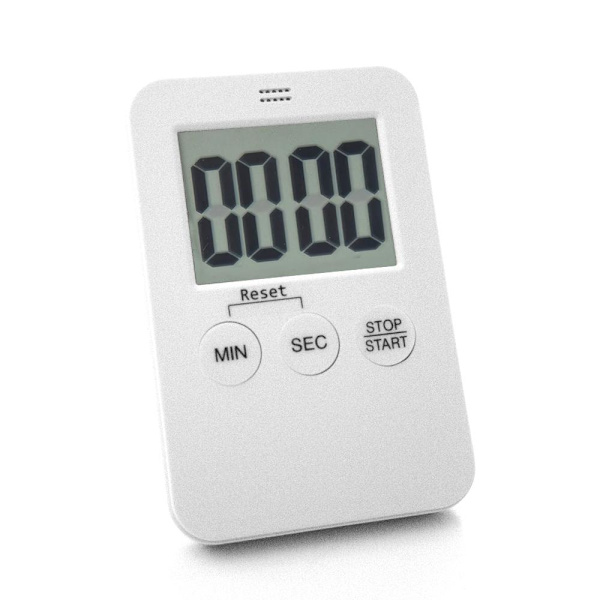 Digital Timer med Magnet & Støttefod - Køkkenur