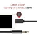 Lightning till 3,5 mm AUX Audio Bilmusik Kabel för iPhone