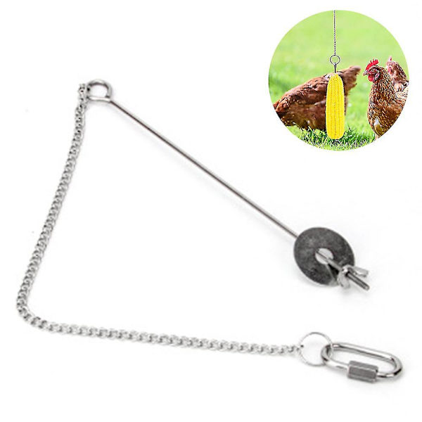 2-pack Kyckling Grönsak Kebab Frukthållare för Höns Pet Feeder Leksaker