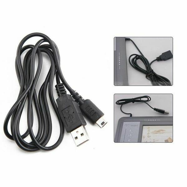 Nintendo DS Lite NDSL ladekabel USB-ladekabel DSL strømkabel datakabel