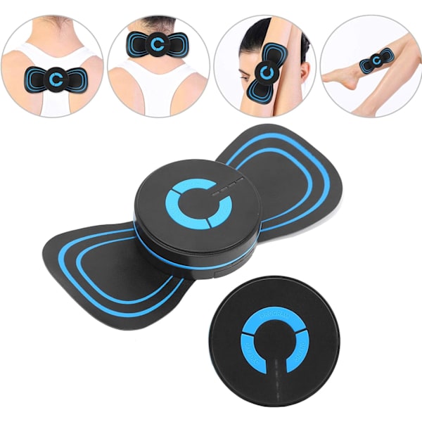 Mini elektrisk stimulator til nakke- og rygmassage