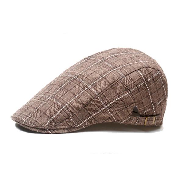 Flat cap ternet - Flere farvevalg brown