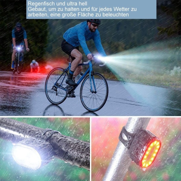 LED-sett, USB-sykkellys, sykkellykt