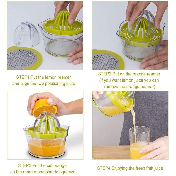 Citruspresser Citronpresser Appelsinjuicer Multifunktionel