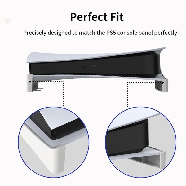 PS5-konsol horisontellt stativ, ställ för PS5 Digital Edition, PS5-tillbehör Värmeavledningsfäste