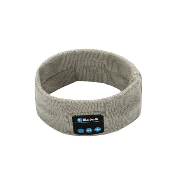 Pandebånd - Søvnhovedtelefoner - Bluetooth med mikrofon white