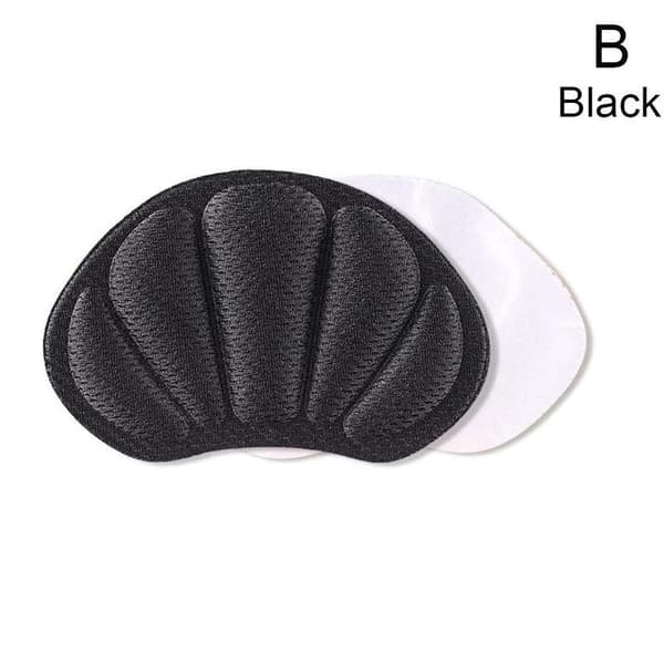 1 par hælgreb Liner Puder Indlæg til løse sko Indlæg Black one size