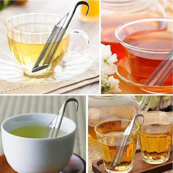 Muki Kuppi Ruostumaton teräs Tee Infuser Mesh Yrttilehti Siivilä Suodatin Diffuusori