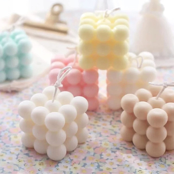 Formar för ljustillverkning, 6-håls bubbelformade ljus 28cm*16.6cm*6cm