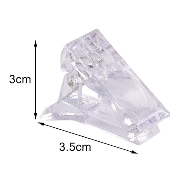 10 st Nagelspetsklämmor för snabbbyggnad Polygelspikformer Nagelklämmor för polygel Finger Nail Extension UV LED Builder Clamps Manikyr Nail Art Tool