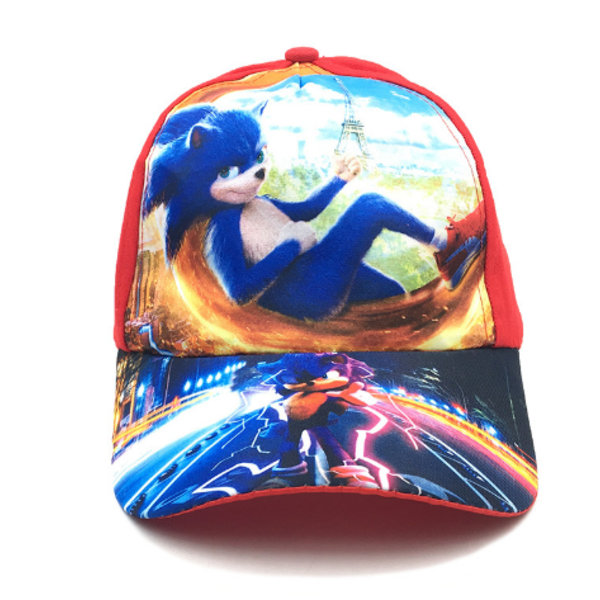 Sonic The Hedgehog Hatt Caps baseballcaps for gutter, jenter - spottsalg B