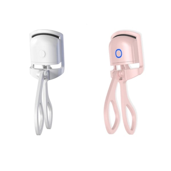 Opvarmet Øjenvippebukker Øjenvippebukker USB Genopladelig, Hvid