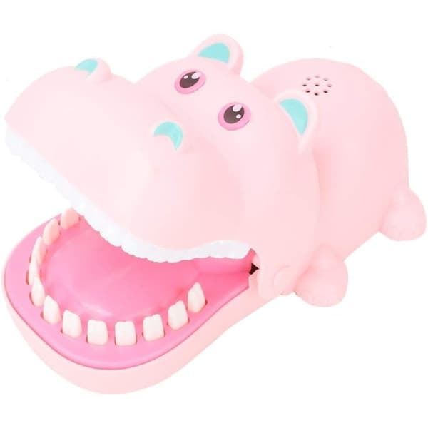 Hippo Tenner Leker Spill for Barn, Klassisk Bite Finger Tannlege SQBB