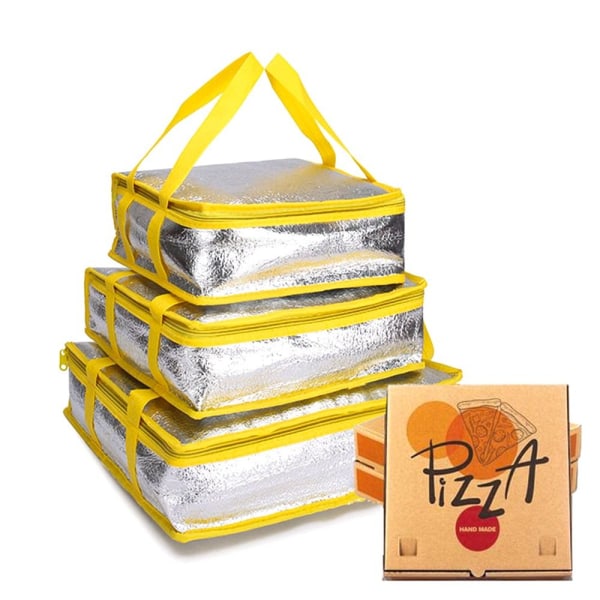 4 kpl Pizzan Kuljetuslaukku Eristyslaukku Kylmälaukku
