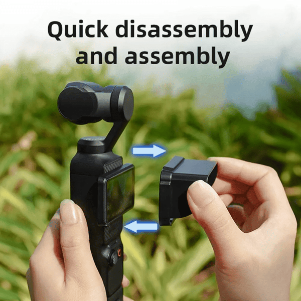 Solskjerm for DJI Osmo Pocket 3 Skjerm Solskjermhette Antirefleks