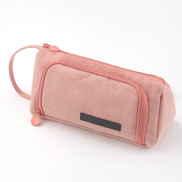 Stort Pennfodral Case Väska Makeup Kosmetiska Väskor Organizer Rutig 21x11,5cm