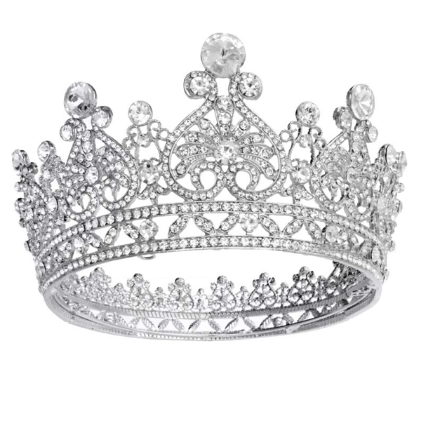 Kroner til kvinder Brud Prinsesse Kroner Tiaraer og Kroner, Sølv