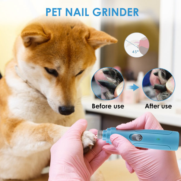USB elektriska husdjur slipning nagel manikyr kit