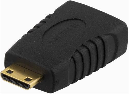 Deltaco HDMI-adapter, mini HDMI han til HDMI hun