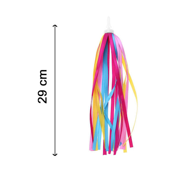 1 par Barn Cykel Tofs Band, Barn Scooter Styre Streamers Cykelgrepp Band Baby-Multicolor