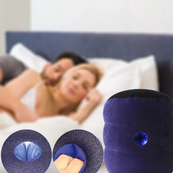 2 stk/sett Lila oppblåsbar pute Midjepute 85cm Lang rund pute +38cm Kilpute, Posisjoneringshjelp Pute Bolster for par