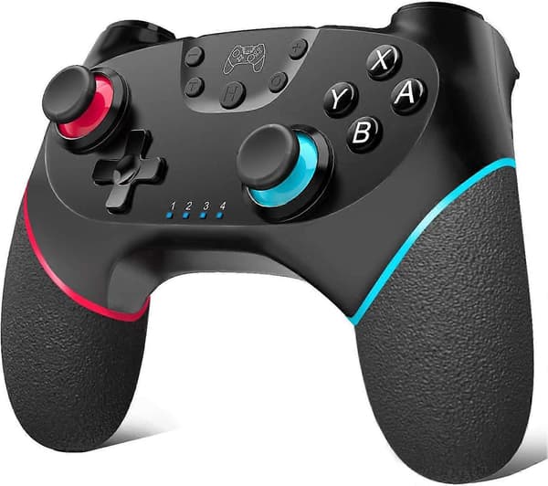Switch-controller til Nintendo, Trådløs Pro-controller til Nintendo Switch/Switch Lite, Fjernbetjening Gamepad, Turbo og Dobbelt Vibration