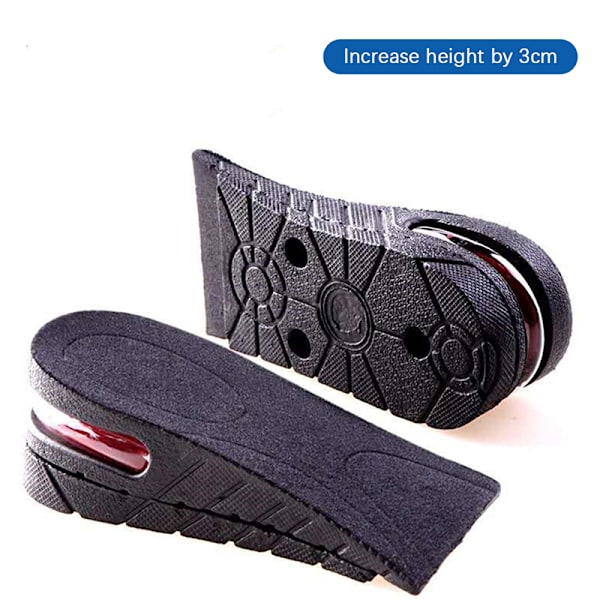 Højdeforøgende indlægssåler Sko Pude Sneakers Indlæg Forhøjelse - på lager 6cm