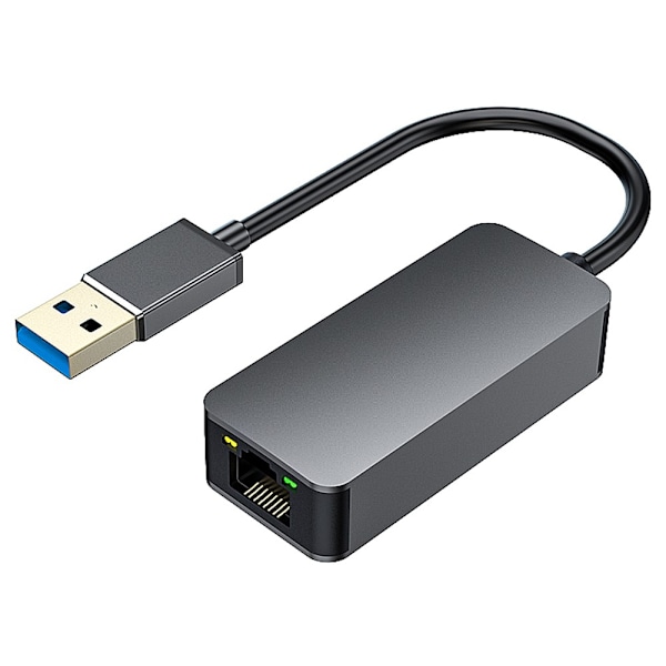 USB-A - RJ45 Nettverksadapter Grå