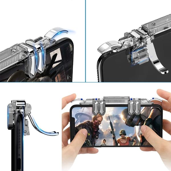 PUBG Mobile Spillkontroll, L1R1 Mobilspill 6 Fingre Trigger S