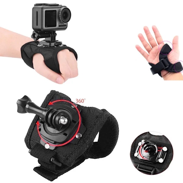 Handledsrem för GoPro Insta360 X3 X4 DJI Action 5 Pro DJI Action 4