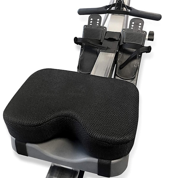 Rollematte Sitteunderlag, med tilpasset minnefoam, vaskbart trekk og stropper - alternativ roddmaskin - roddtilbehør