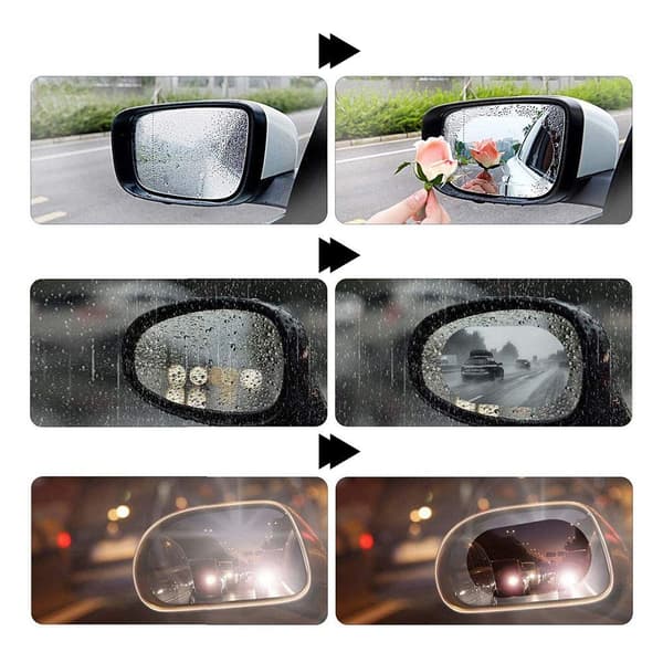 Bilbakspeildeksel Vanntett transparent film