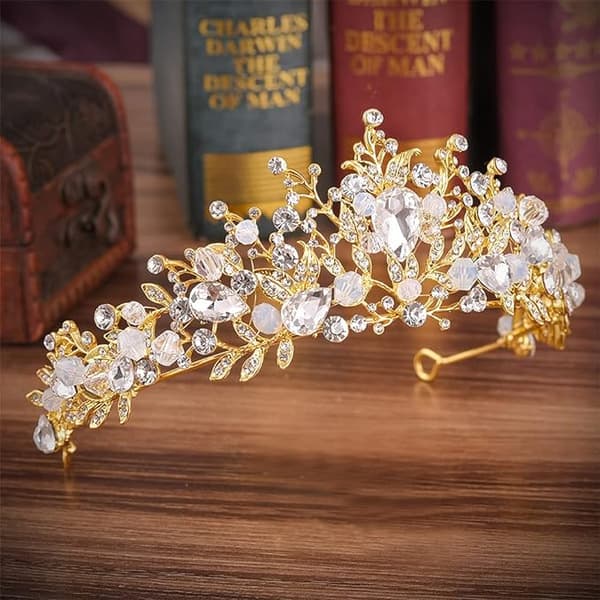 Tiara krone, strass tiara, krystalltiara, krone krystall tiara