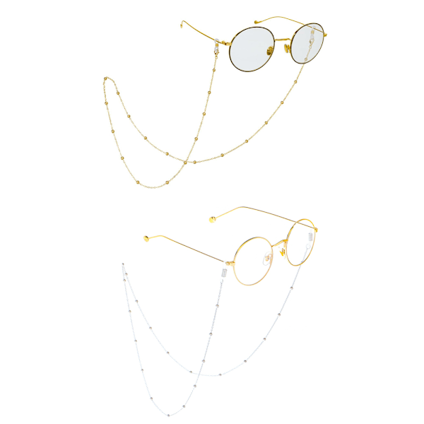 Praktisk & Elegant Brillekjede (Senilsnor) Silver