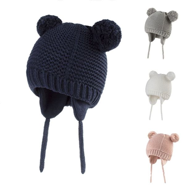 Strikket hue Cap SORT black