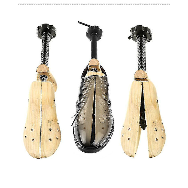 1 par träskobårar 2-vägs Shoe Tree Shaper Rack Boots Shoe Expander Tree Stretchers