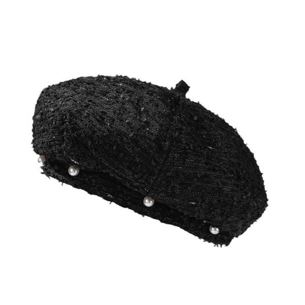 Baskerihattu Maalarinhattu black