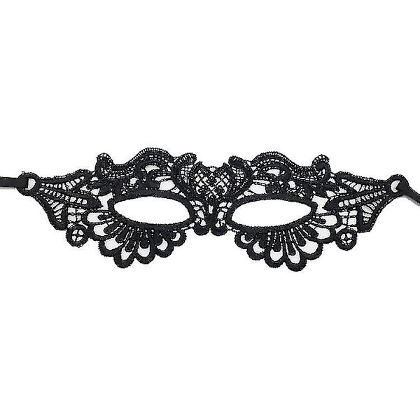 Musta naamiaisnaamio silmä seksikäs pitsipallojuhlat naamiaiset karnevaaliin halloween puolikas kasvot hienot mekot Pukurekvisiitta Tee-se-itse-sisustus Style13 Ball Mask