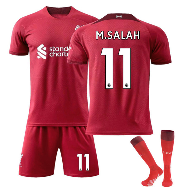 22-23 Liverpool hemmatröja för barn - tröja NO.11 Salah #22