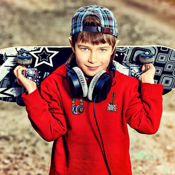 20 stk. Stryke-på-lapper for Hip Hop-jakke, POW Letters Expl