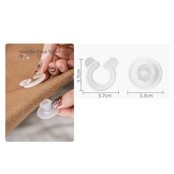12 stk/sett Dynetrekk Klemmer Lakenholdere Dynetrekk Klemmer