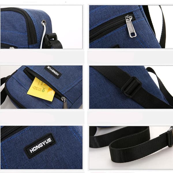 Messenger-väska för män Crossbody-axelväskor Reseväska Man-väska